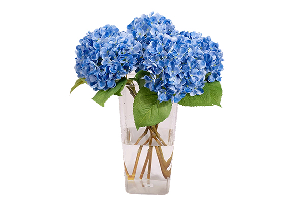 3D Digital Printing 132-Pronged Artificial Hydrangea Annabella 5-Piece Set