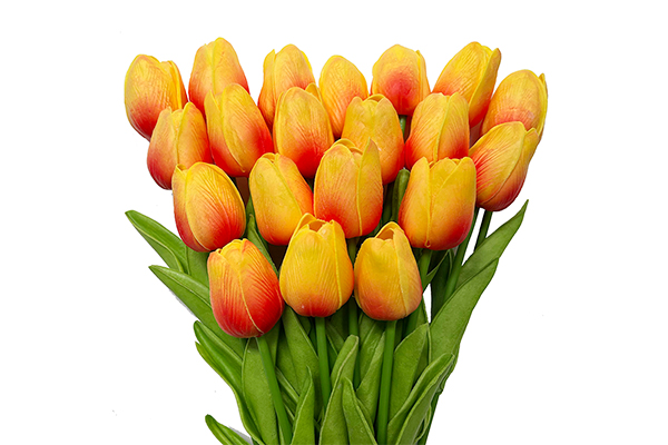 PU Moisturizing Feel Artificial Flower Tulip 20pcs