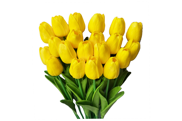 PU Moisturizing Feel Artificial Flower Tulip 20pcs