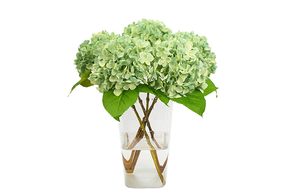 3D Digital Printing 132-Pronged Artificial Hydrangea Annabella 5-Piece Set