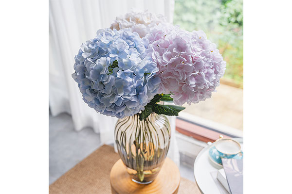 3D Digital Printing 240 Forks Artificial Flower Hydrangea 48 Pieces