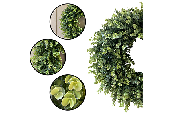 How can Artificial Wreath become the brilliant beauty of blooming life?