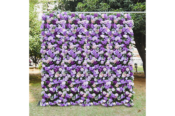 240x240cm Flower Wall-Magic Purple Clouds