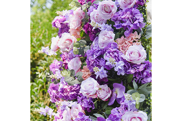 240x240cm Flower Wall-Magic Purple Clouds