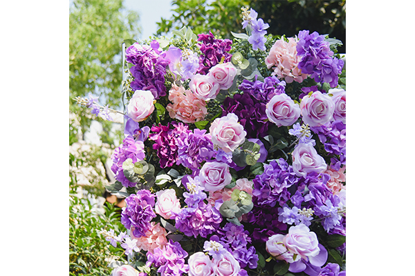 240x240cm Flower Wall-Magic Purple Clouds